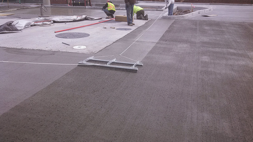 exterior concrete paving